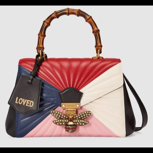 *SOLD* Gucci Queen Margaret bamboo top handle bag - Picture 1 of 4